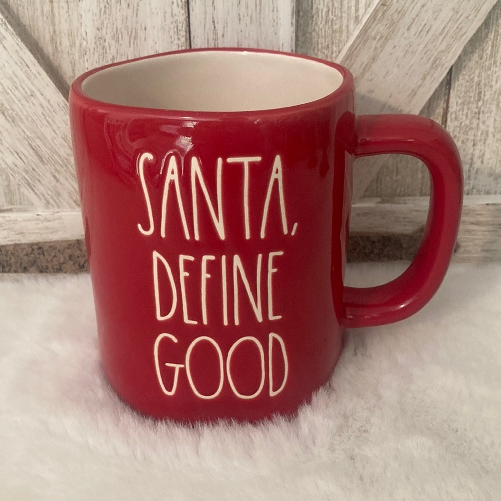 Rae Dunn Santa, Define Good Mug